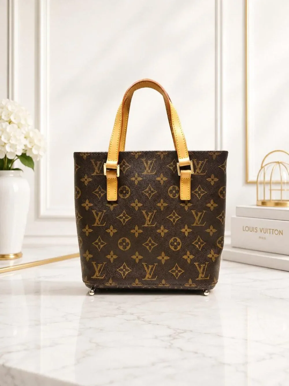 Authentic Louis Vuitton Vavin PM Monogram Canvas Tote Bag